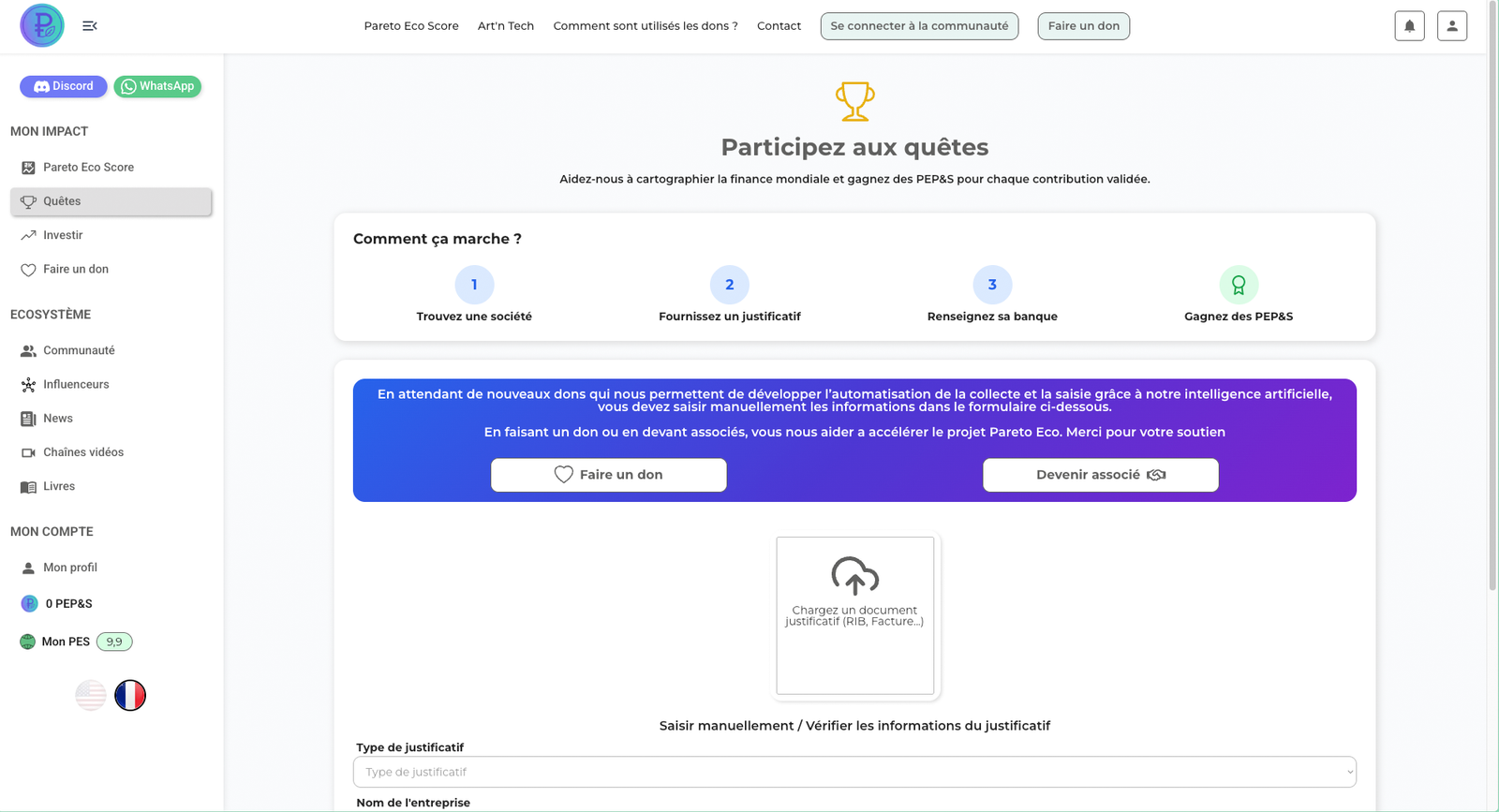 Écran Pareto 1