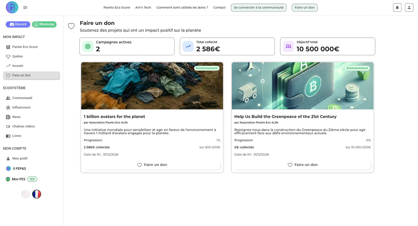 Aperçu projet